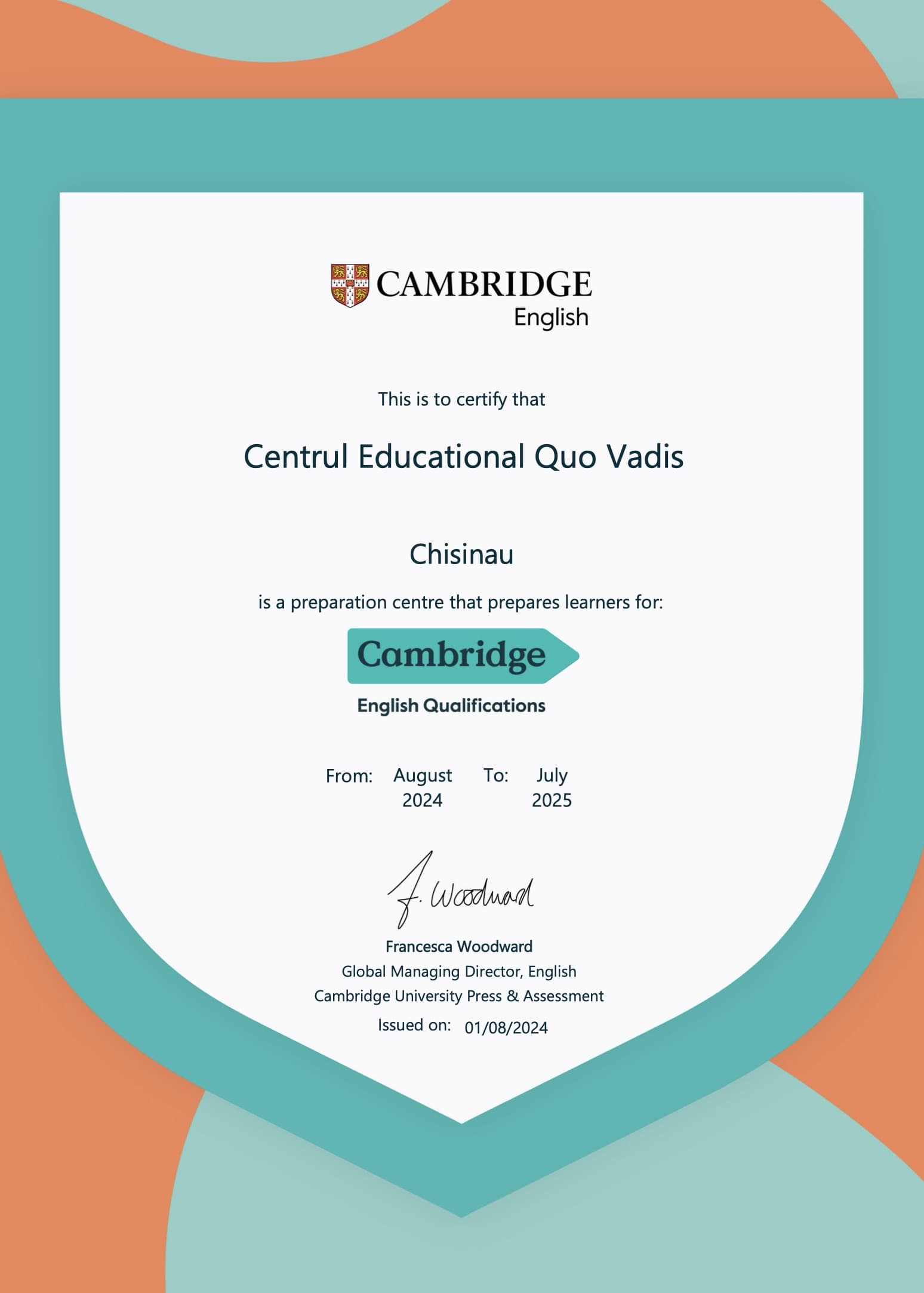 Centru Oficial Pregatire Cambridge